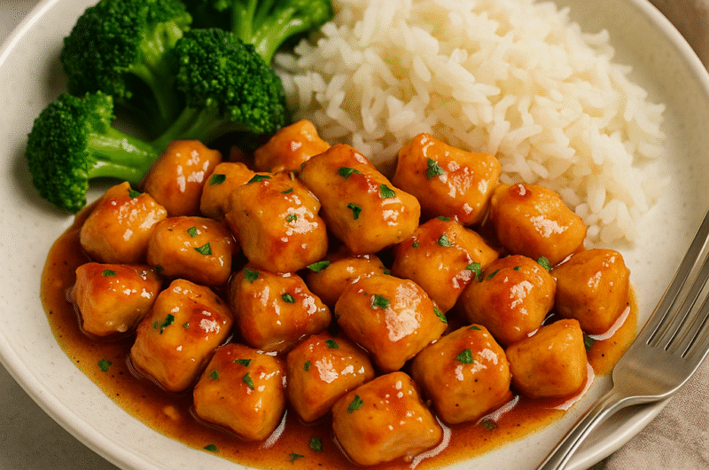 Honey Garlic Chicken Bites