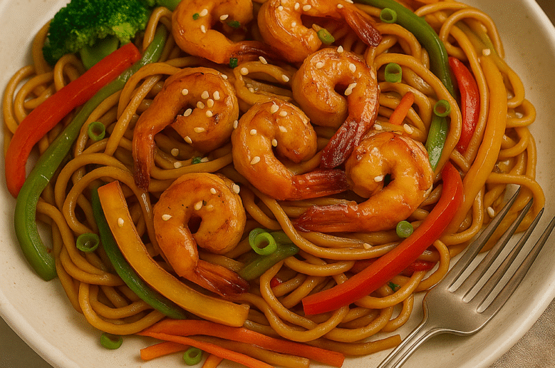 15-Minute Shrimp Stir Fry Noodles